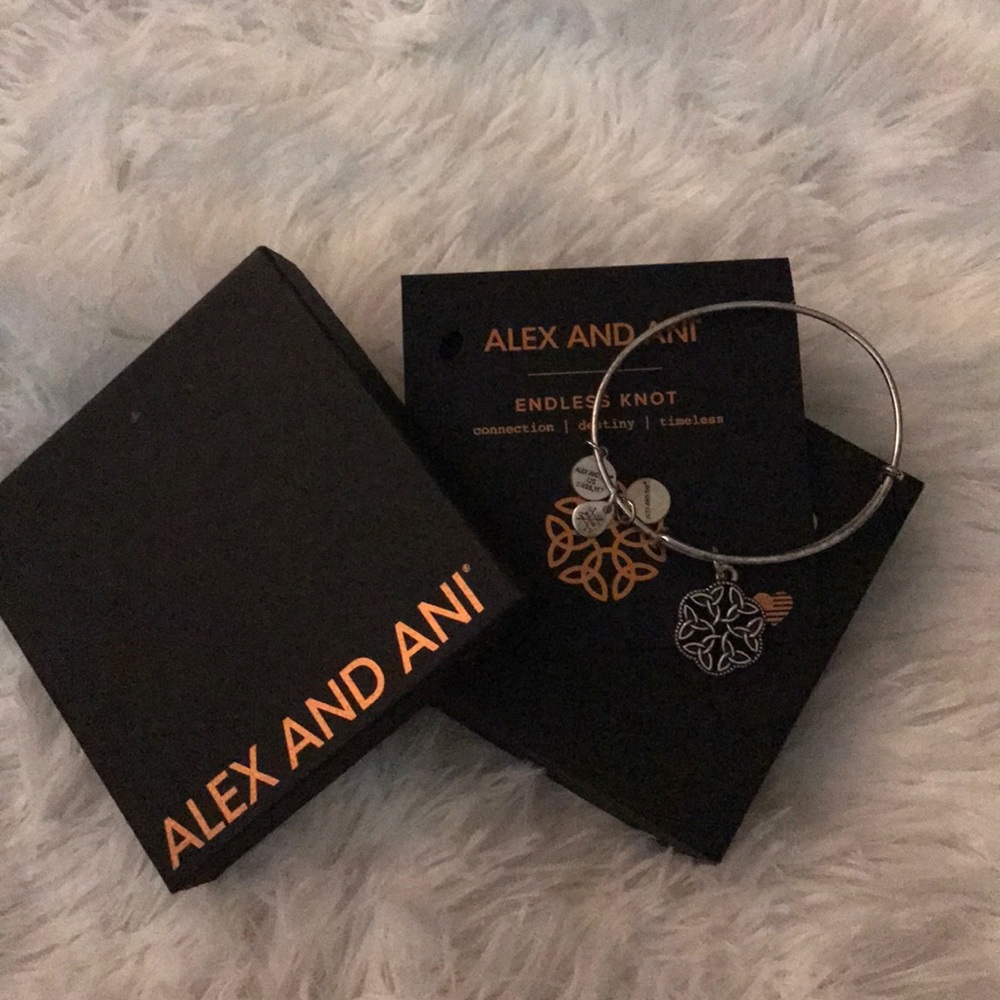 Alex and Ani endless knit adjustable bracelet